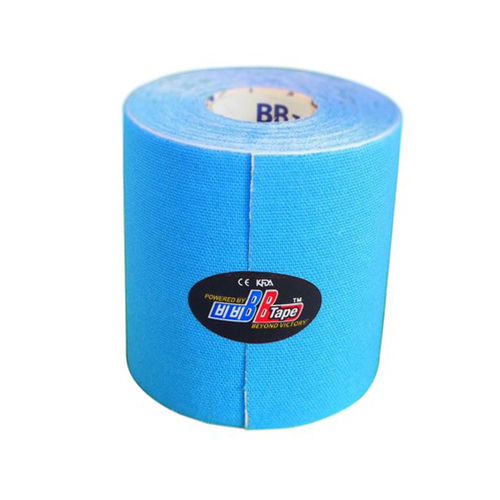 BBTape Max / БиБи Тейп Макс - кинезио тейп с усиленным клеем, голубой, 10 см x 5 м