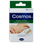 Cosmos Sport / Космос Спорт - пластырь-пластинка из полиуретановой пленки, эластичный, 20 шт.