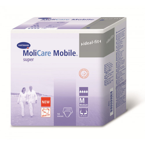 MoliCare Mobile Super / Моликар Мобайл Супер - впитывающие трусы для взрослых, M, 14 шт.