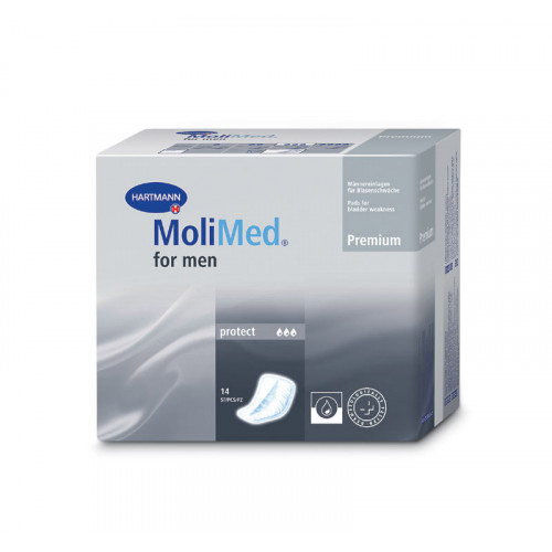 [недоступно] MoliMed Premium Protect / МолиМед Премиум Протект - урологические прокладки для мужчин, 14 шт.