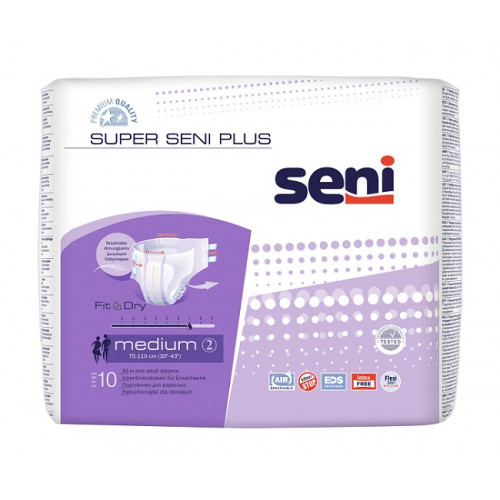 Super Seni Plus / Супер Сени Плюс - подгузники для взрослых, M, 10 шт.