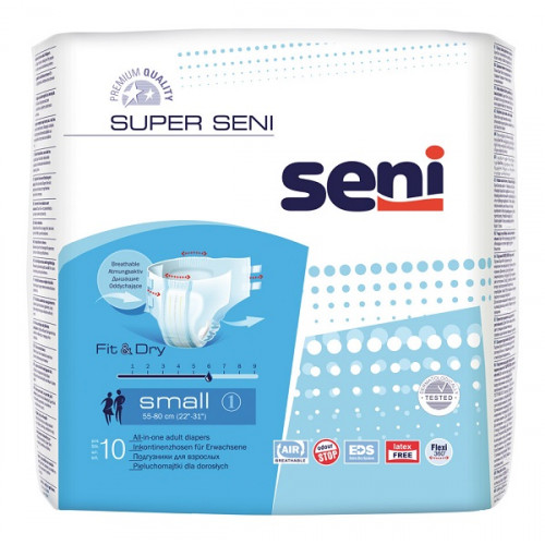 Super Seni / Супер Сени - подгузники для взрослых, S, 10 шт.