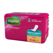 [недоступно] Депенд Мини / Depend Mini - женские урологические прокладки, 10 шт.