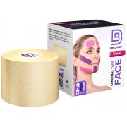[недоступно] BBTape Face Tape / БиБи Тейп Фейс Тейп - кинезио тейп для лица, шелк, бежевый, 5 см x 5 м