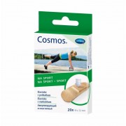 Cosmos Sport / Космос Спорт - пластырь-пластинка из полиуретановой пленки, эластичный, 20 шт.