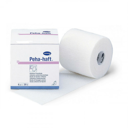 Peha-Haft / Пеха-Хафт - бинт самофиксирующийся, 6 см x 20 м, белый