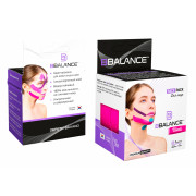 BBTape Face Pack / БиБи Тейп Фейс Пак - кинезио тейп для лица, шелк, розовый, 2,5 см x 5 м, 2 шт.