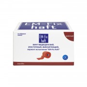 EM-Fix Haft / ЭМ-Фикс Хафт - самофиксирующийся бинт, 6 см x 20 м, красный