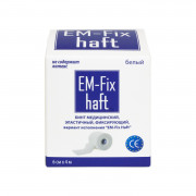 EM-Fix Haft / ЭМ-Фикс Хафт - самофиксирующийся бинт, 6 см x 4 м, белый