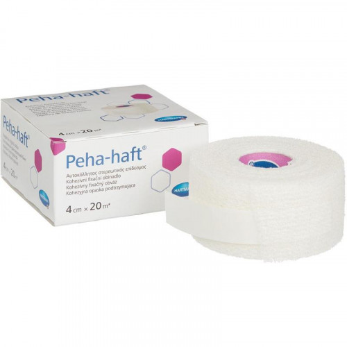 Peha-Haft / Пеха-Хафт - бинт самофиксирующийся, 4 см x 20 м, белый