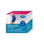Peha-Haft / Пеха-Хафт - бинт самофиксирующийся, 4 см x 4 м, синий