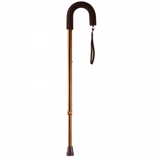 Valentine International 10080BZ / Валентайн Интернэшнл - трость телескопическая, с ремешком и мягкой ручкой, 76-99 см, бронза