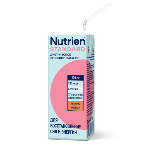 Нутриэн Стандарт, карамель - жидкая смесь для лечебного питания, тетрапак, 200 мл