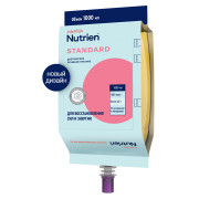 Нутриэн Стандарт - жидкая смесь для лечебного питания, пакет, 1000 мл