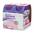 Nutridrink Compact Protein / Нутридринк Компакт Протеин, клубника - жидкая смесь для лечебного питания, 125 мл x 4 шт.