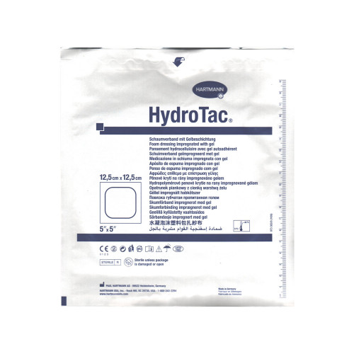 [недоступно] HydroTac / ГидроТак - губчатая повязка с гидрогелевым покрытием, 12,5x12,5 см