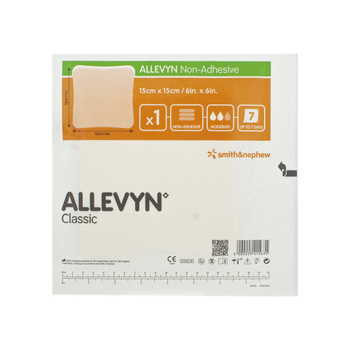 Allevyn Non Adhesive / Аллевин Неадгезив - губчатая неадгезивная повязка, 15x15 см