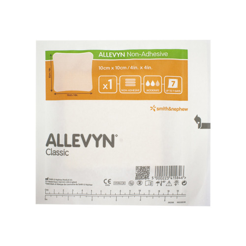 Allevyn Non Adhesive / Аллевин Неадгезив - губчатая неадгезивная повязка, 10x10 см