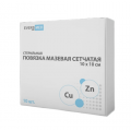 EversMed Cu Zn / ЭверсМед - повязка мазевая сетчатая, стерильная, 10x10 см, 10 шт.