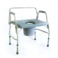 Мега-Оптим HMP-7012 - кресло-туалет повышенной грузоподъемности, широкое