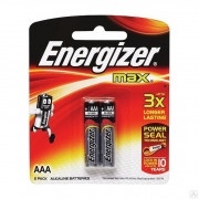 Energizer Max Alkaline / Энерджайзер - батарейка, AAA, 1,5V, 2 шт.