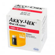 Accu-Chek FastCliks / Акку-Чек Фасткликс - ланцеты, 100+2 шт.