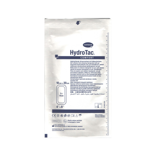 HydroTac Comfort / ГидроТак Комфорт - самоклеящаяся губчатая повязка с гидрогелевым покрытием, 10x20 см