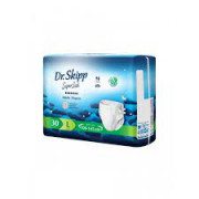 Dr. Skipp Super Safe / Доктор Скипп Супер Сейф - подгузники для взрослых, L, 30 шт.