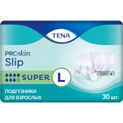 [недоступно] Tena Slip Super / Тена Слип Супер - дышащие подгузники для взрослых, L, 30 шт.
