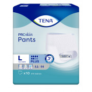 Tena Pants Plus / Тена Пантс Плюс - впитывающие трусы, L, 10 шт.