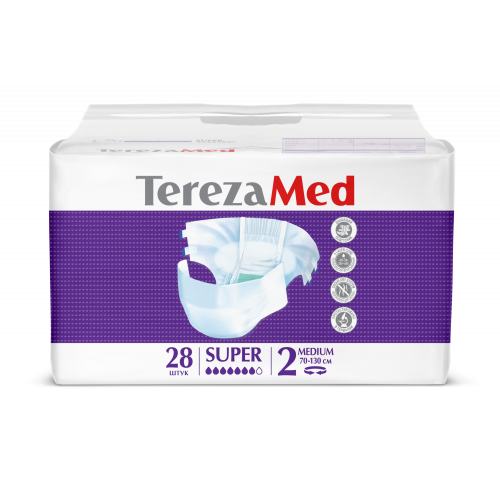 TerezaMed Super / ТерезаМед Супер - подгузники для взрослых, M, 28 шт.
