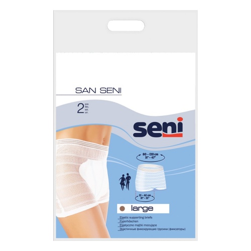 San Seni / Сан Сени - фиксирующие трусы для подгузников, L, 2 шт.