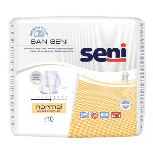 San Seni Normal / Сан Сени Нормал - анатомические подгузники для взрослых, 10 шт.