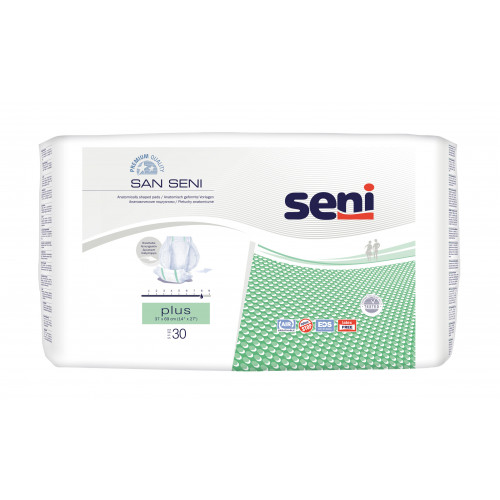 San Seni Plus / Сан Сени Плюс - анатомические подгузники для взрослых, 30 шт.