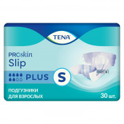 Tena Slip Plus / Тена Слип Плюс - дышащие подгузники для взрослых, S, 30 шт.