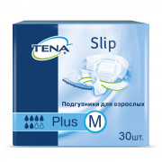 Tena Slip Plus / Тена Слип Плюс - дышащие подгузники для взрослых, M, 30 шт.