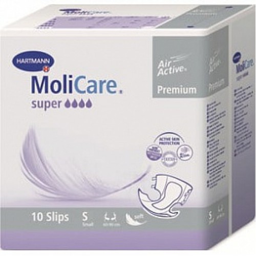 [недоступно] MoliCare Premium Super / Моликар Премиум Супер - подгузники для взрослых, S, 10 шт.