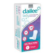 Dailee Lady Ultra Mini / Дейли Леди Ультра Мини - урологические прокладки, 14 шт.