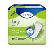Tena Lady Slim Mini / Тена Леди Слим Мини - урологические прокладки для женщин, 10 шт.