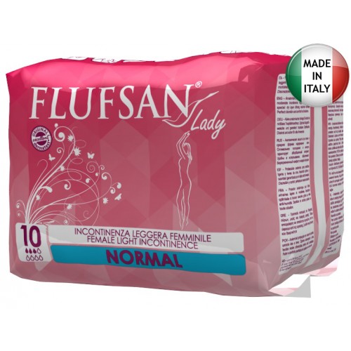 Flufsan Lady Normal / Флюфсан Леди Нормал - урологические прокладки, 10 шт.