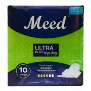 Meed Ultra Plus Top Dry / Мид Ультра Плюс Топ Драй - гигиенические прокладки, 10 шт.