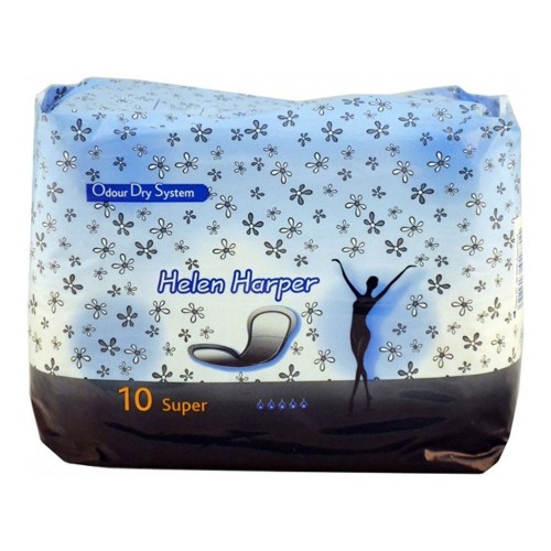Helen Harper Odour Dry System Super / Хелен Харпер - урологические прокладки, послеродовые, L, 10 шт.
