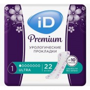 iD Premium Ultra / АйДи Премиум Ультра - урологические прокладки, супертонкие, 22 шт.