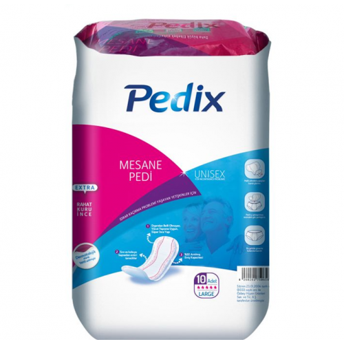 Pedix / Педикс - урологические вкладыши для мужчин и женщин, L, 10 шт.