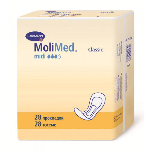 MoliMed Classic Midi / МолиМед Классик Миди - урологические прокладки для женщин, 28 шт.