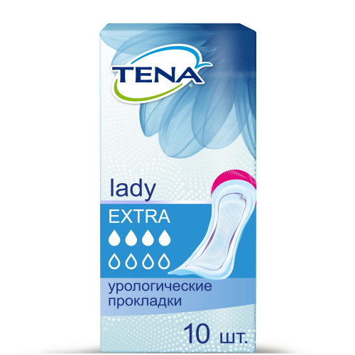 [недоступно] Tena Lady Extra / Тена Леди Экстра - урологические прокладки для женщин, 10 шт.