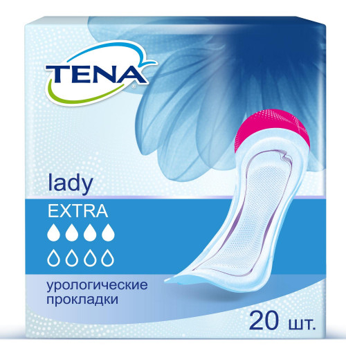[недоступно] Tena Lady Extra / Тена Леди Экстра - урологические прокладки для женщин, 20 шт.
