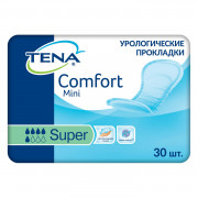 Tena Comfort Mini Super / Тена Комфорт Мини Супер - урологические прокладки для женщин, 30 шт.