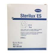 Sterilux Es / Стерилюкс Ес - стерильная салфетка, 8 слоев, 21 нить, 5x5 см, 10 шт.