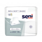 Seni Soft Basic / Сени Софт Бейсик - одноразовые впитывающие пеленки, 40x60 см, 30 шт.